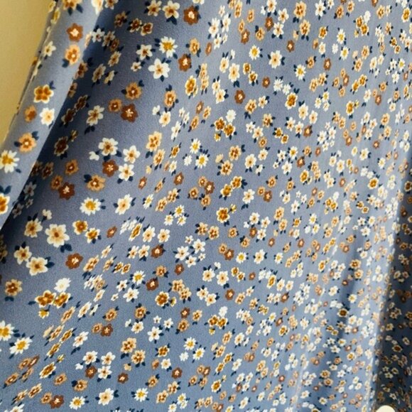 Earthbound Trading Co. Sleeveless Mock Neck Floral Dress Size L - Picture 3 of 8